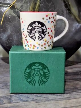 Starbucks Confetti 3oz Expresso Mini Mug Cup